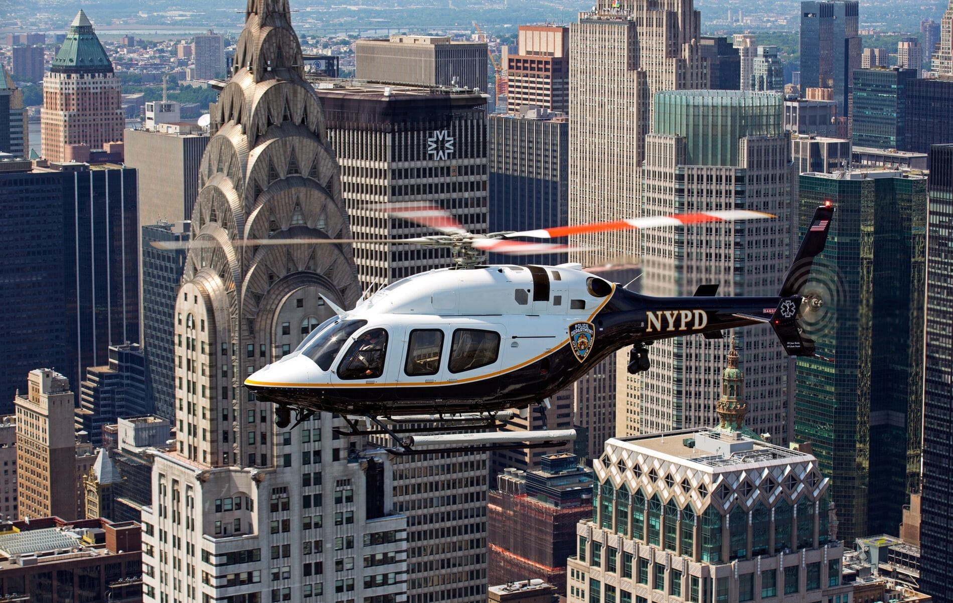 ネブラスカ州警察のBell505オーバーフィールド