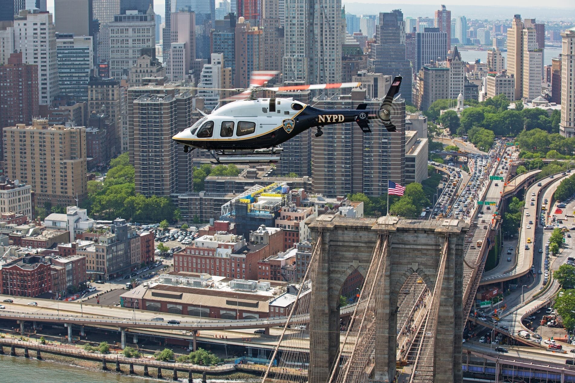 NYPD Bell429-オーバー-ニュー-ヨーク-市