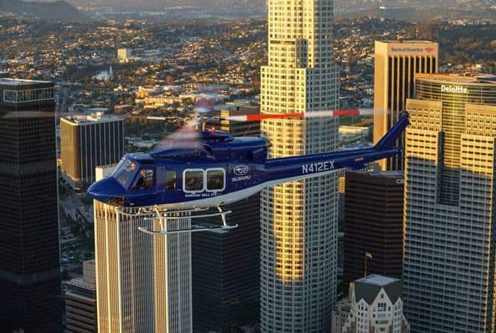 ロサンゼルス上空を航行するSubaru Bell 412 EPX