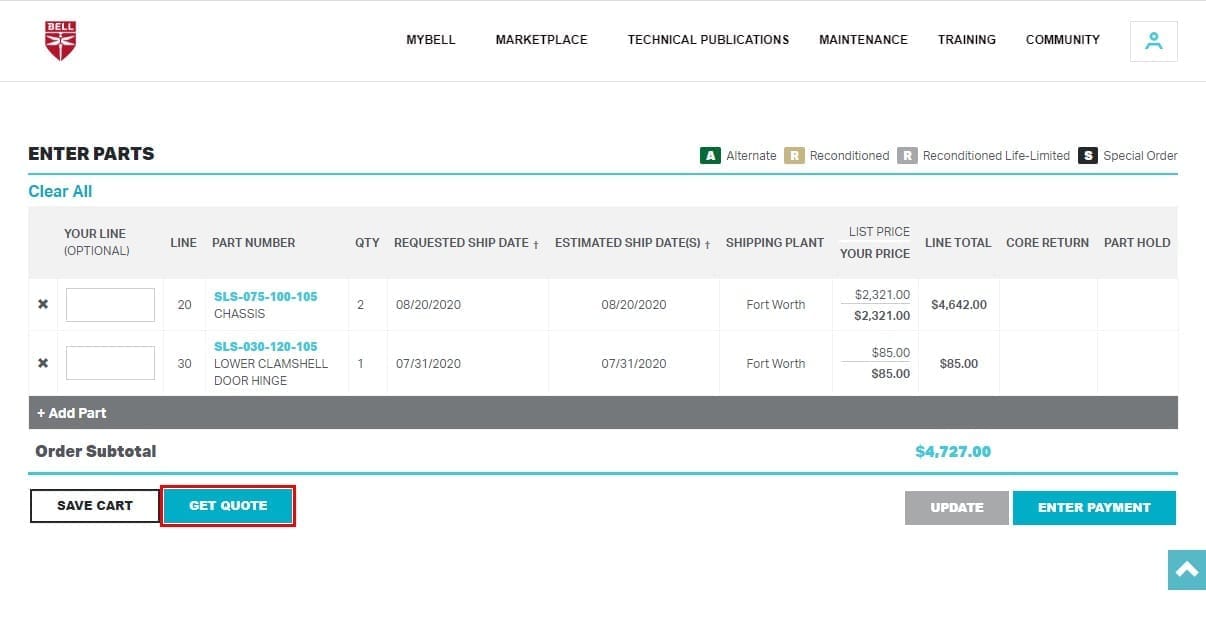 見積もりを取る1