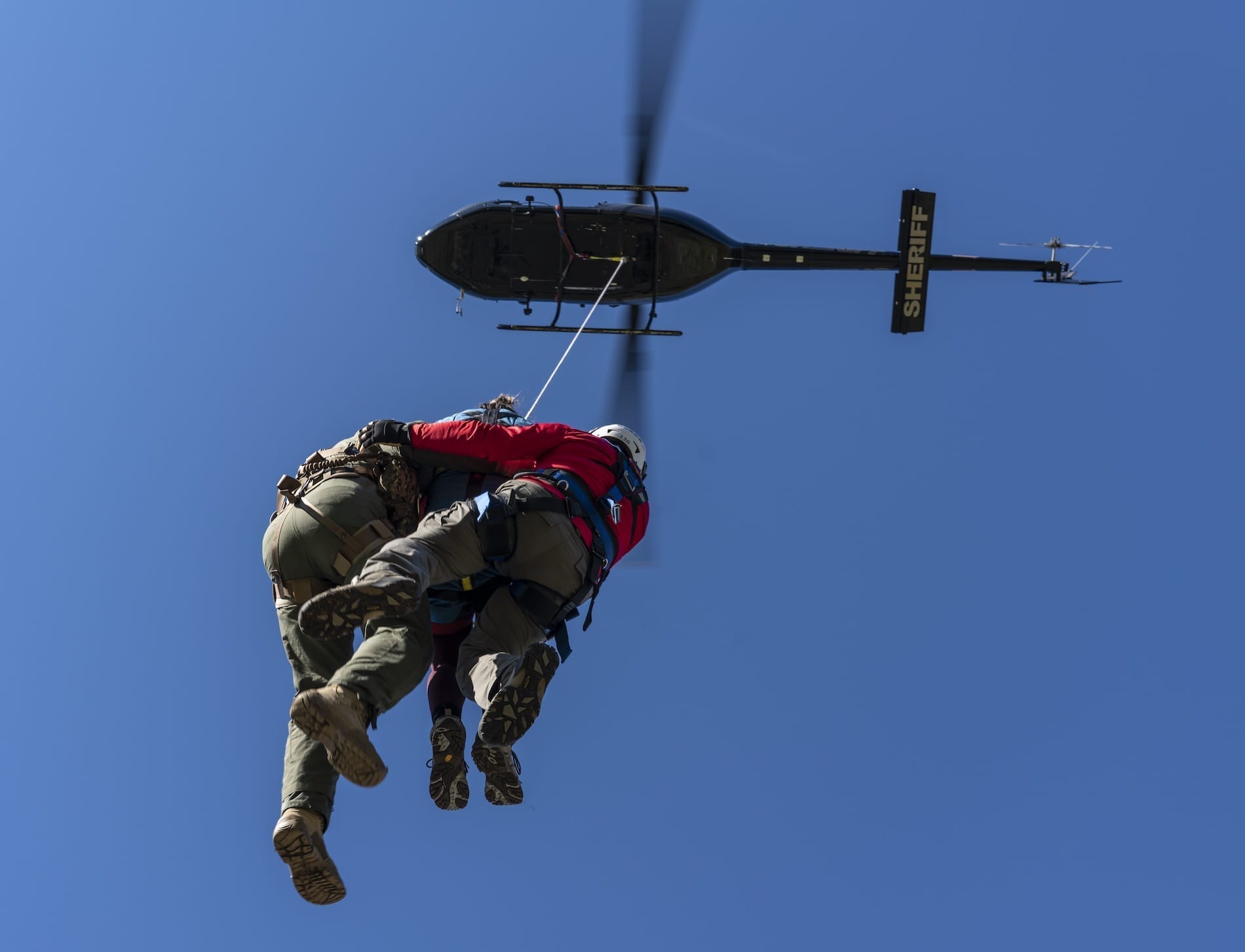 ビュート郡保安官による救助実演-1