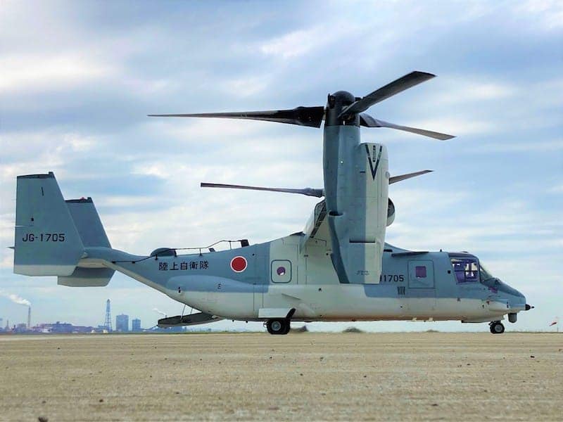 2015年7月 - 日本向けV-22 Ospreysの契約受注